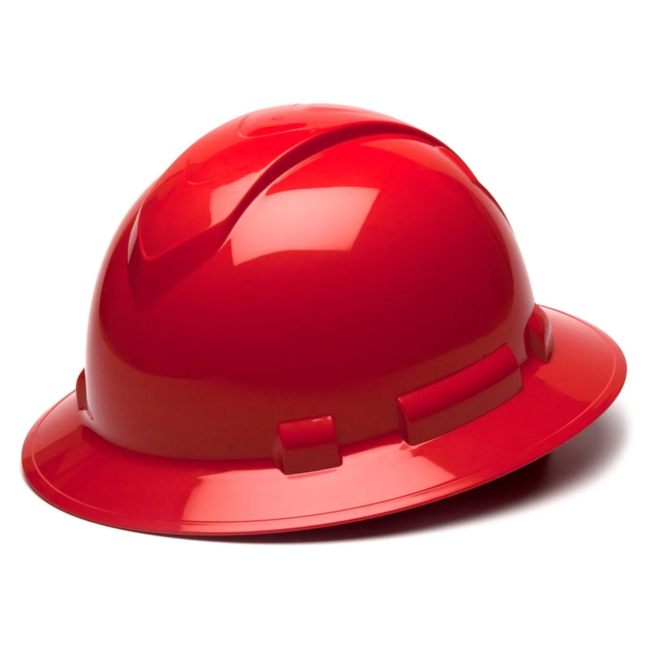 Pyramex Ridgeline Full Brim Hard Hat 6-Point Ratchet Suspension - Image 10