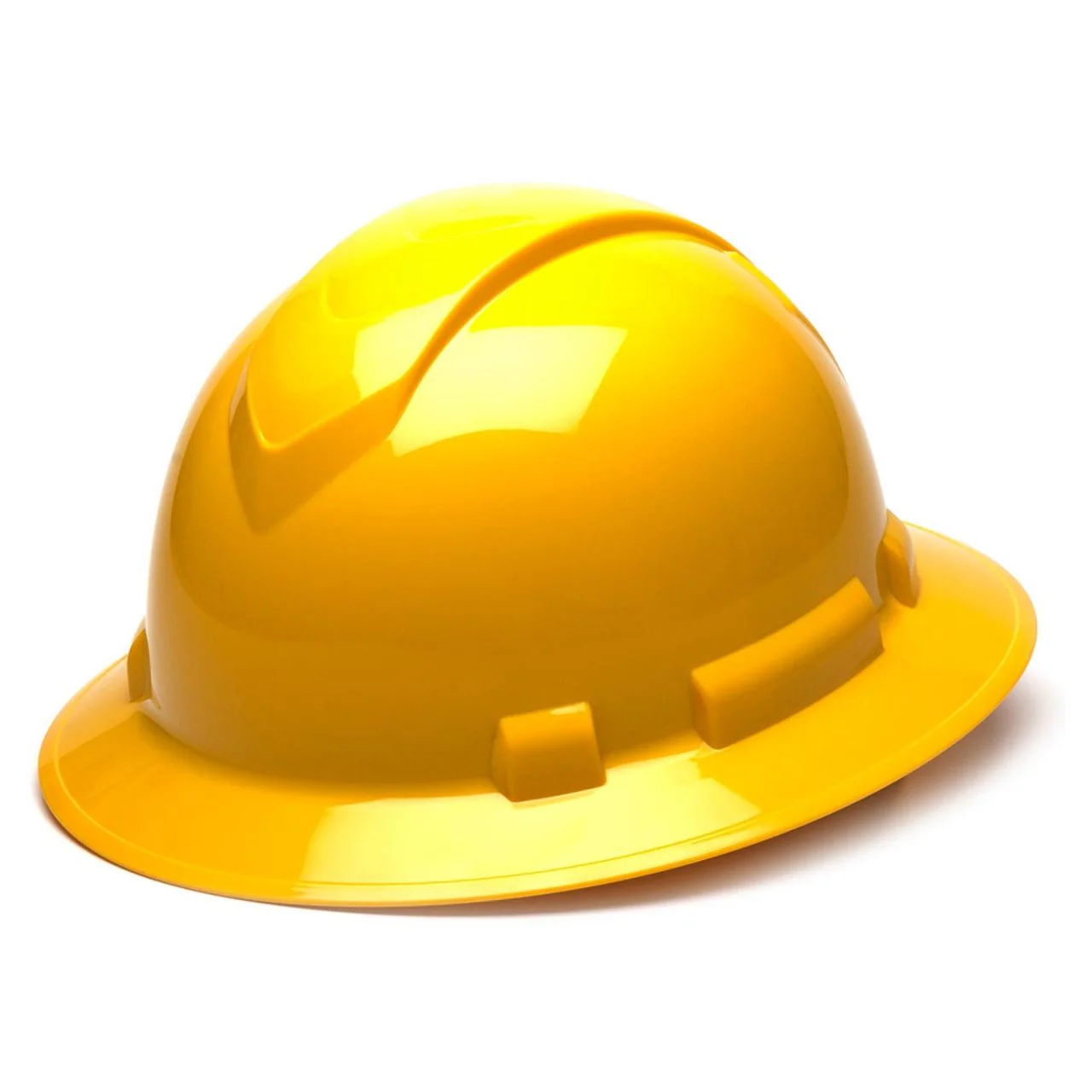 Pyramex Ridgeline Full Brim Hard Hat 6-Point Ratchet Suspension - Image 13