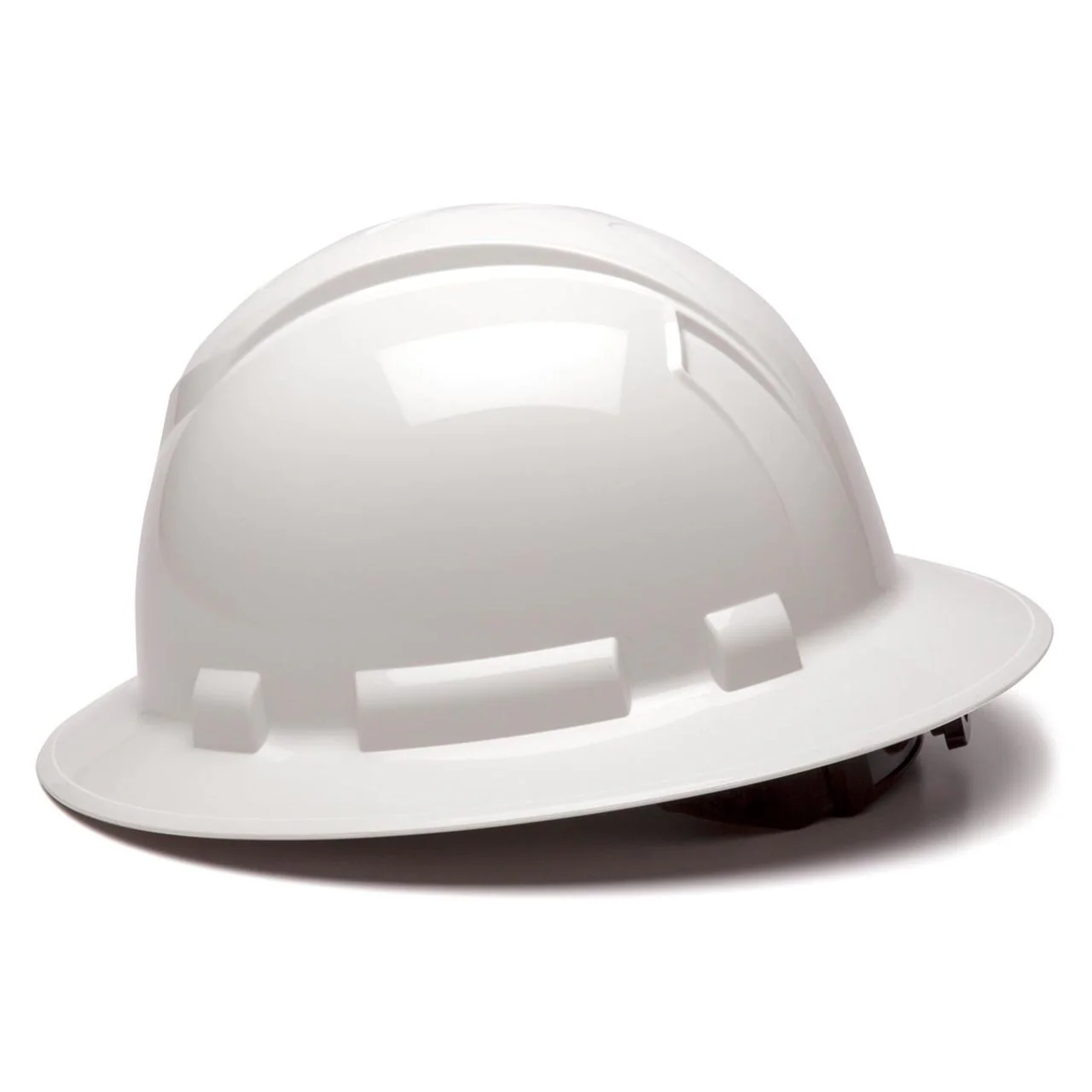 Pyramex Ridgeline Full Brim Hard Hat 6-Point Ratchet Suspension - Image 7