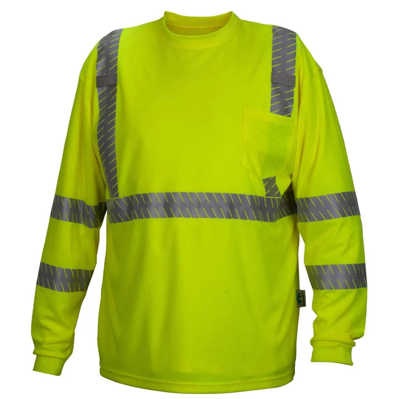 Pyramex RLTS33 Type R Class 3 Hi-Vis Long Sleeve T-Shirt
