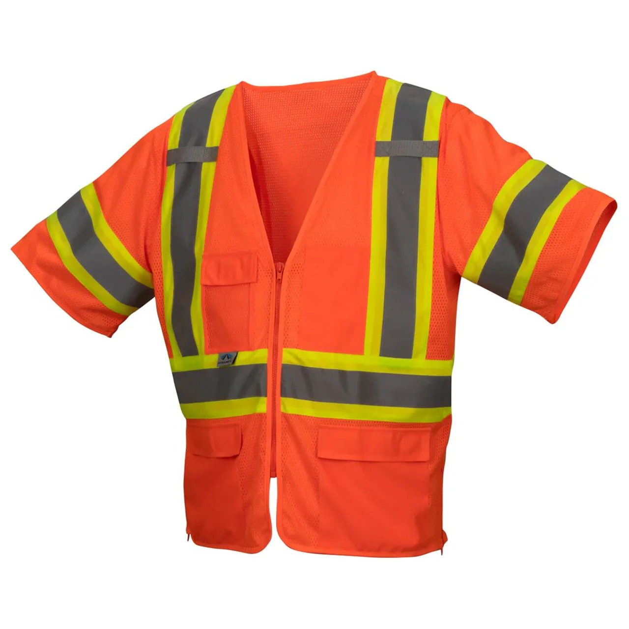 Pyramex RVZ36 Type R Class 3 Hi-Vis Two-Tone Mesh Safety Vest - Image 5