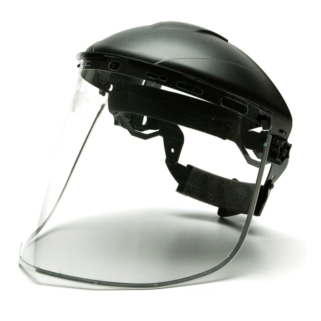 Pyramex Clear Aluminum Bound Polyethylene Face Shield - S1015 - Image 2