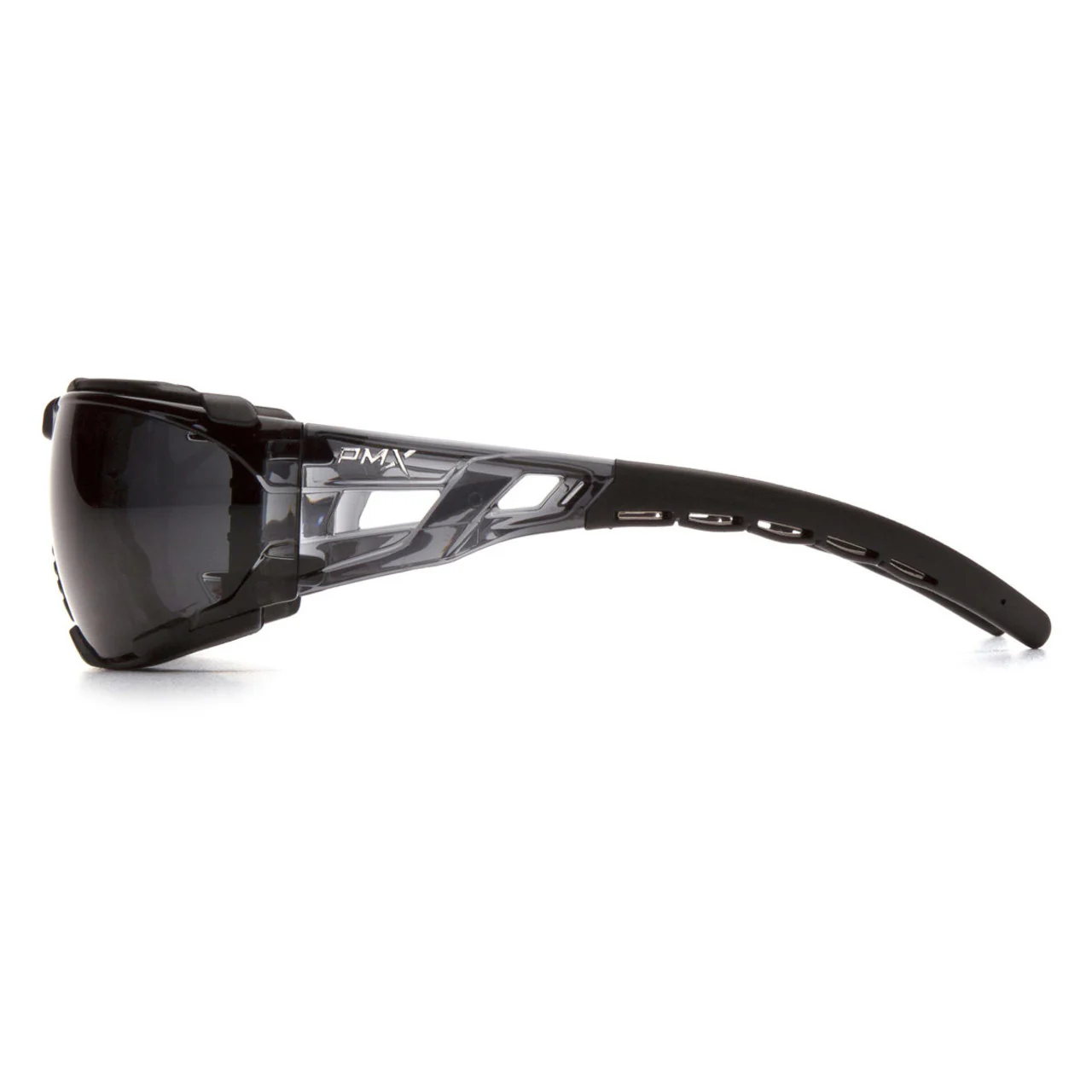 Pyramex Fyxate Foam Padded Sealed Safety Glasses, Black Temples - Image 3