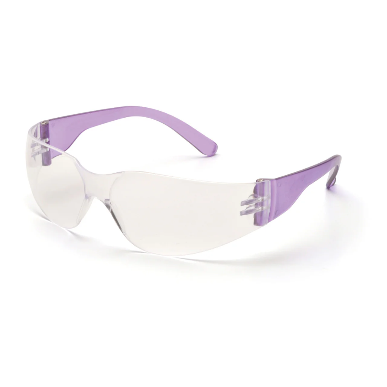Pyramex Mini Intruder Safety Glasses, Clear Lens, Assorted Temple Colors, Case of 12 - Image 7