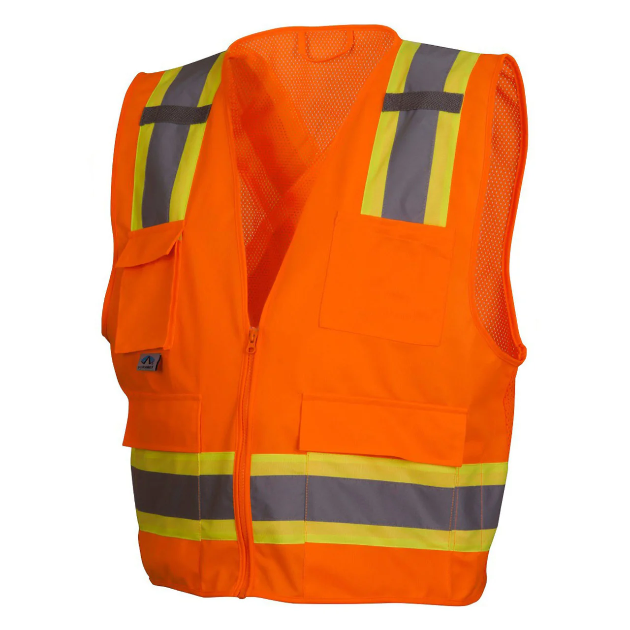Pyramex RCZ24 Type R Class 2 Hi-Vis Two-Tone X-Back Safety Vest - Image 3
