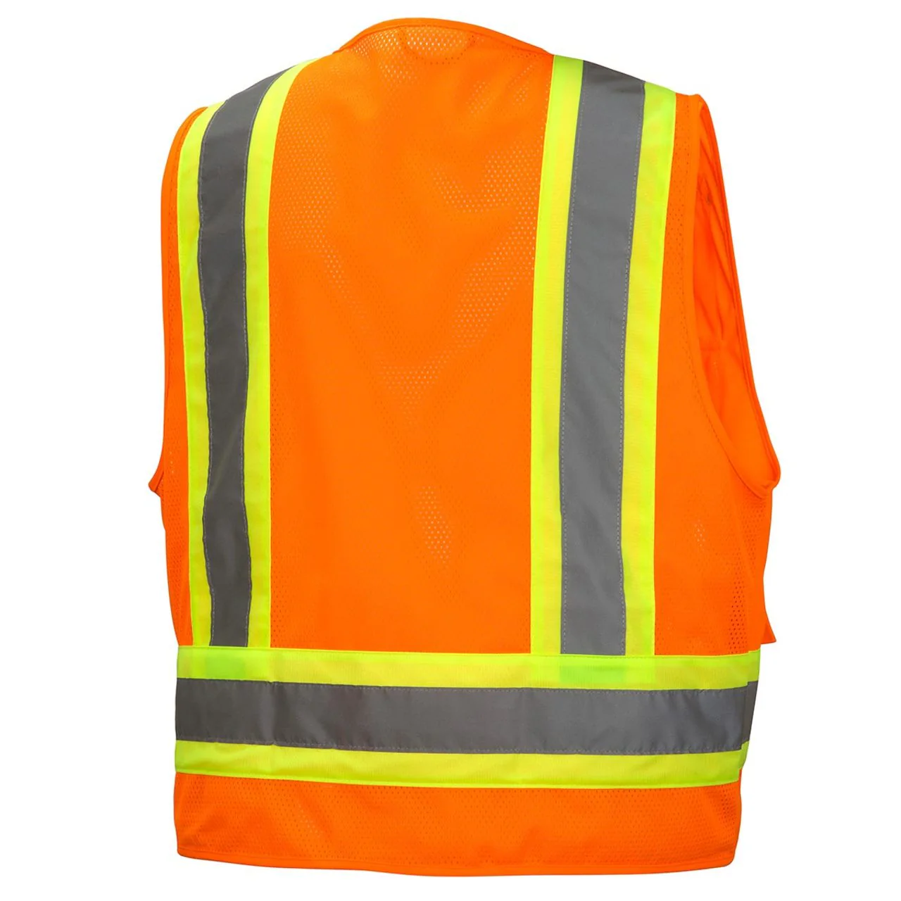 Pyramex RVZ24 Type R Class 2 Hi-Vis Surveyor's Mesh Back Safety Vest - Image 7