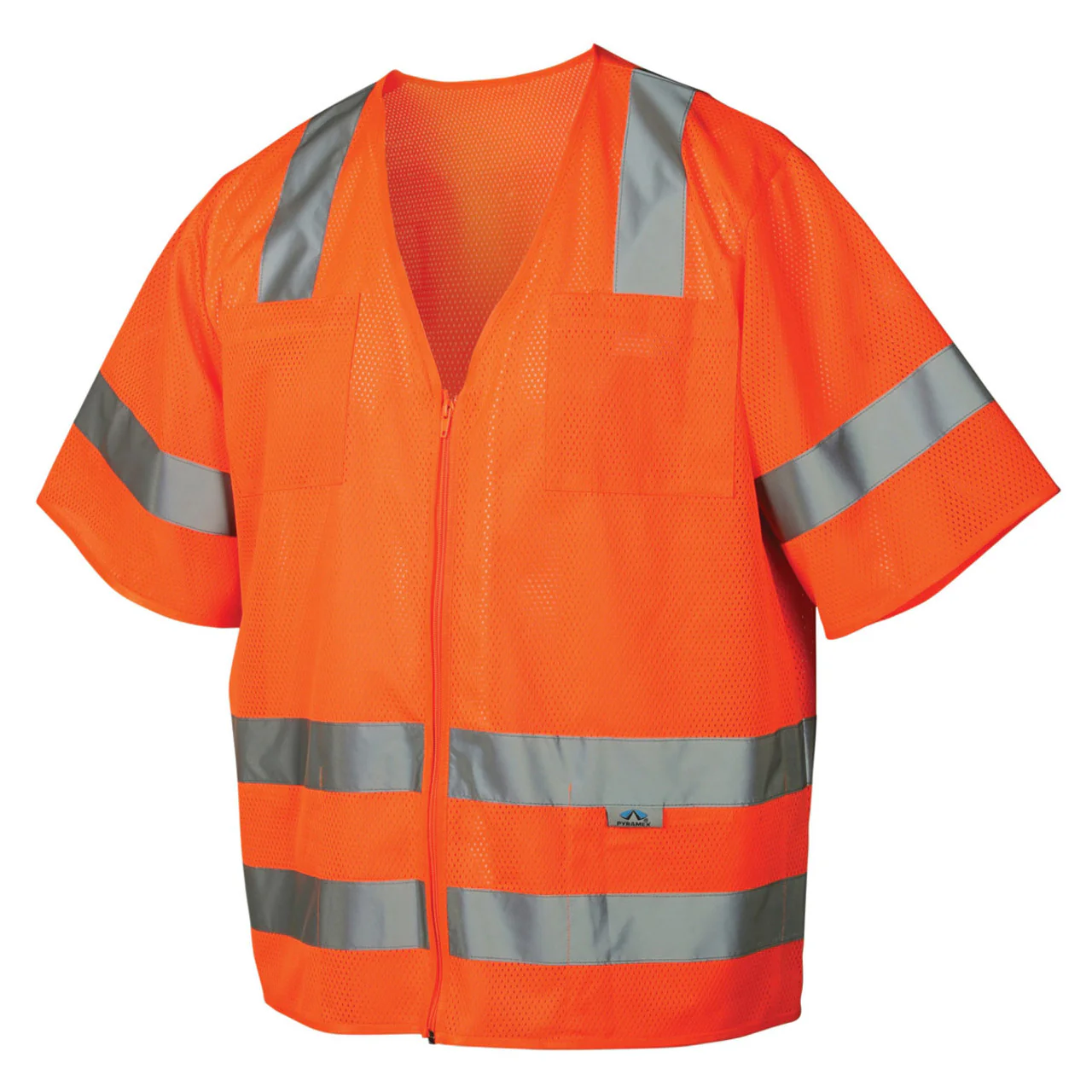 Custom Pyramex Safety RVZ31 Type R Class 3 Hi-Vis Mesh Safety Vest - Image 8
