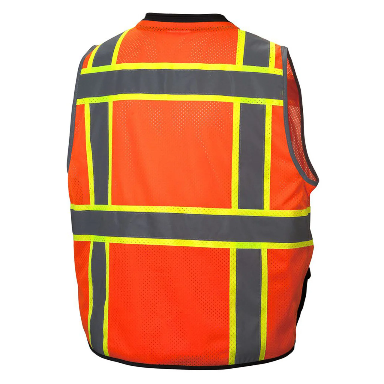 Pyramex RVZ44B Type R Class 2 Hi-Vis Two-Tone Black Bottom Mesh Safety Vest - Image 4