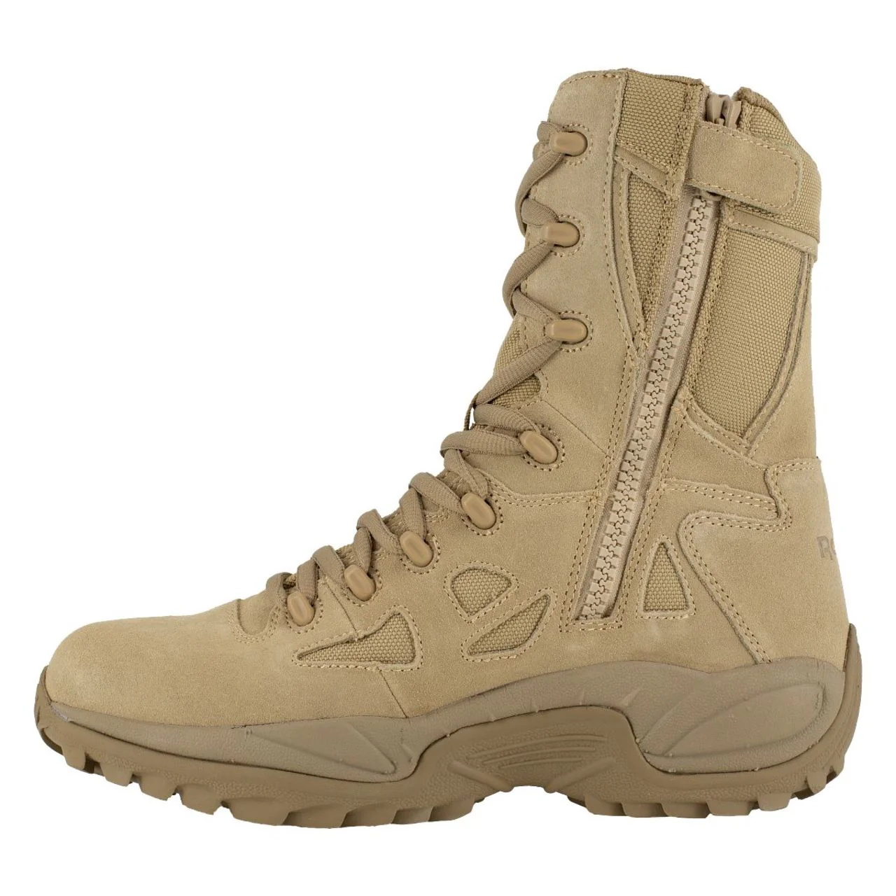 Reebok Men's 8" Rapid Response RB EH Soft Toe Stealth Boots, Tan - Image 3
