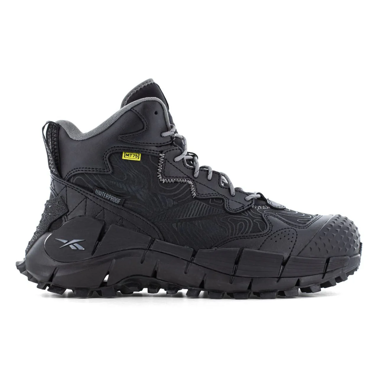 Reebok Men's Zig Kinetica Edge II Waterproof EH Met Guard Composite Toe Work Shoes, Black, RB3022