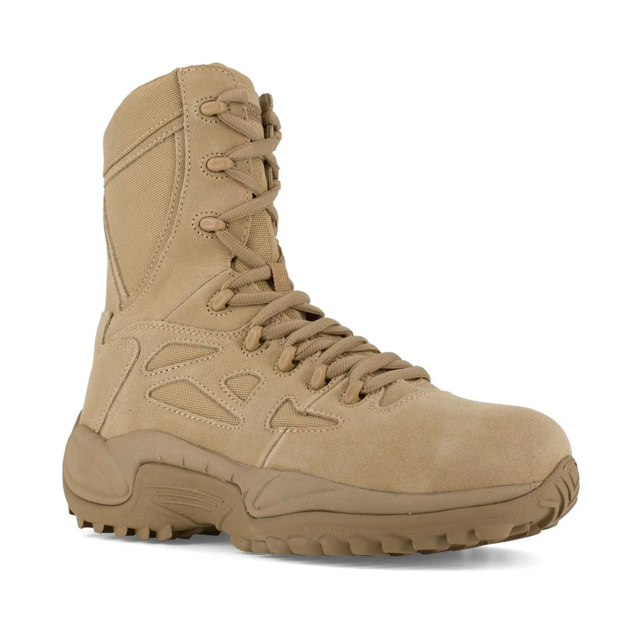 Reebok Women's 8" Rapid Response RB EH Composite Toe Stealth Boots, Tan - Image 2