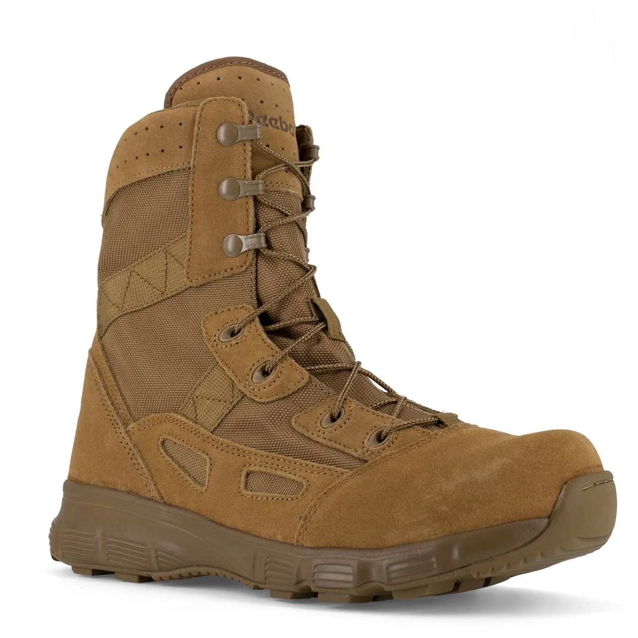 Reebok Women's Hyper Velocity 8" Ultralight Tactical EH Soft Toe Boots, RB821, Coyote - Image 2