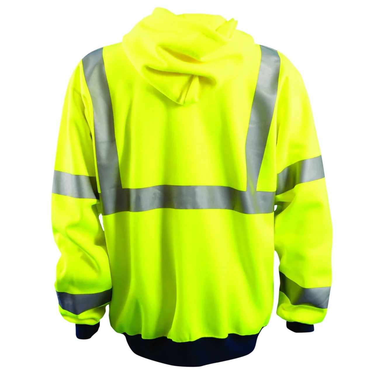 OccuNomix Type R Class 3 High-Vis Zip Hooded Sweatshirt - LUX-SWT3HZ - Image 2