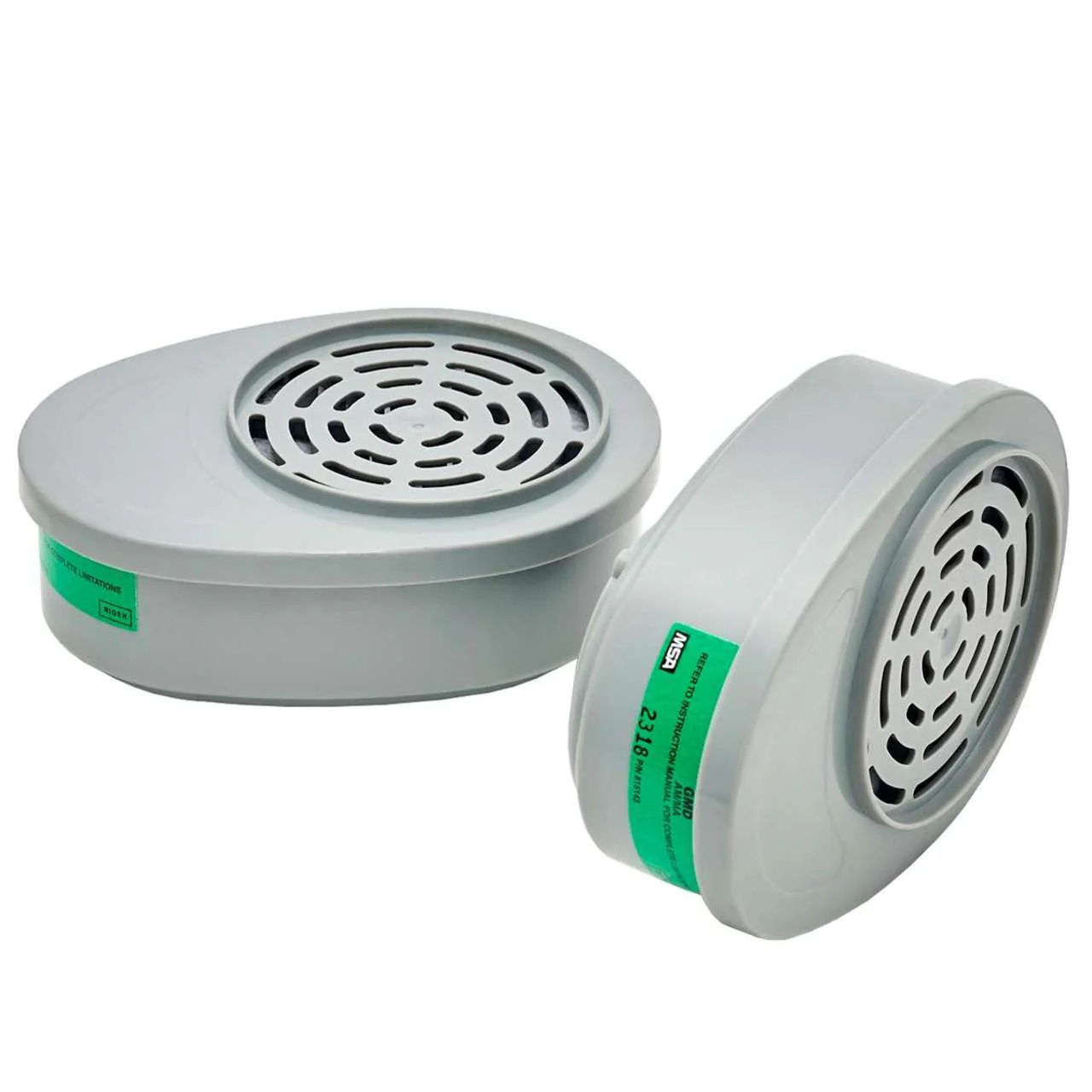 MSA 815358 Advantage Respirator Cartridges, Ammonia/Methylamine GMD, 2 Pack
