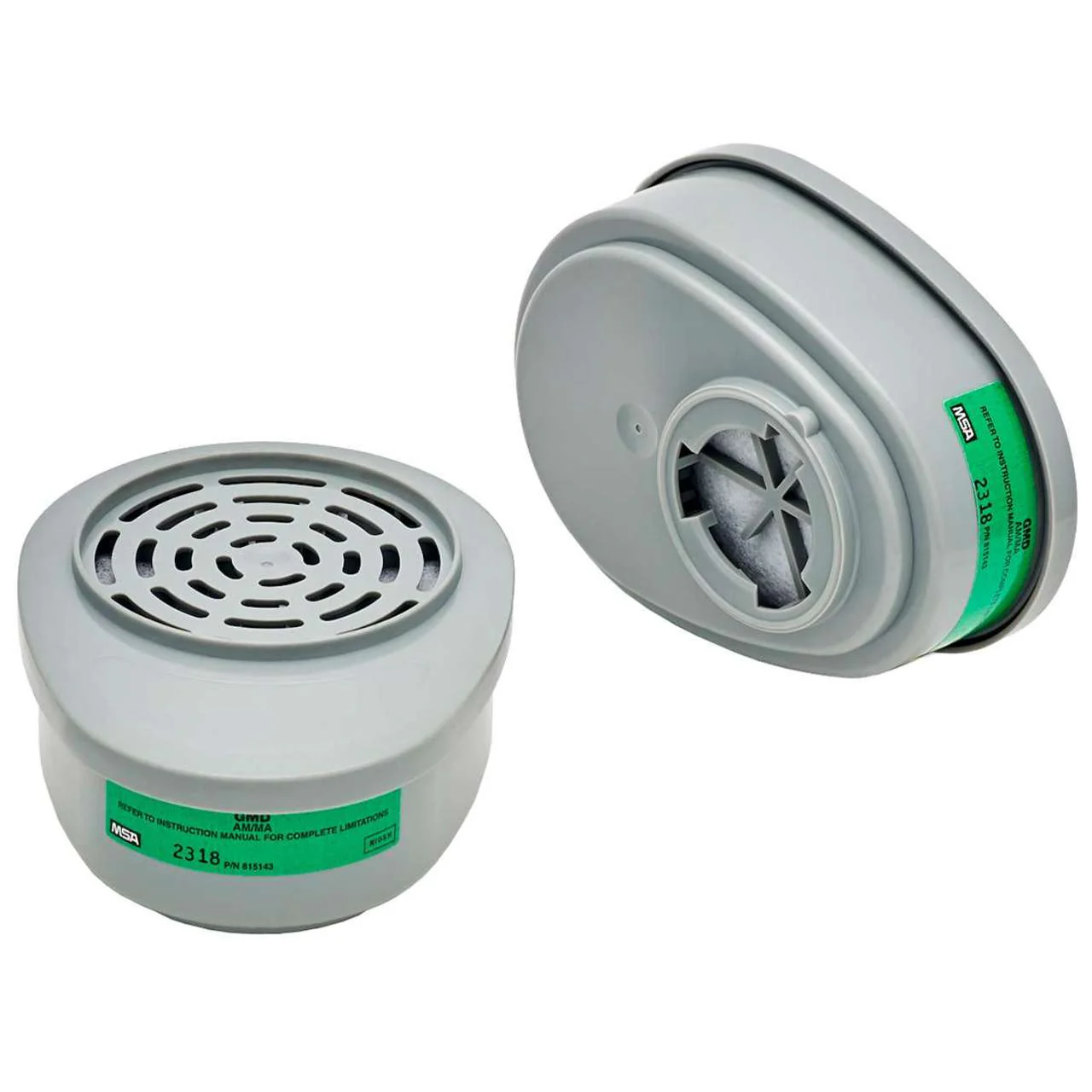 MSA 815358 Advantage Respirator Cartridges, Ammonia/Methylamine GMD, 2 Pack - Image 2