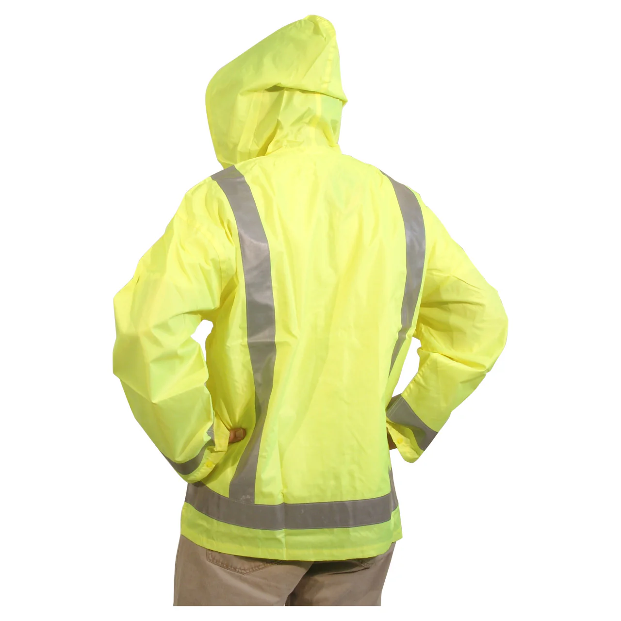 River City Luminator Type R Class 3 High-Vis Lightweight Rain Jacket - 500RJH - Image 5