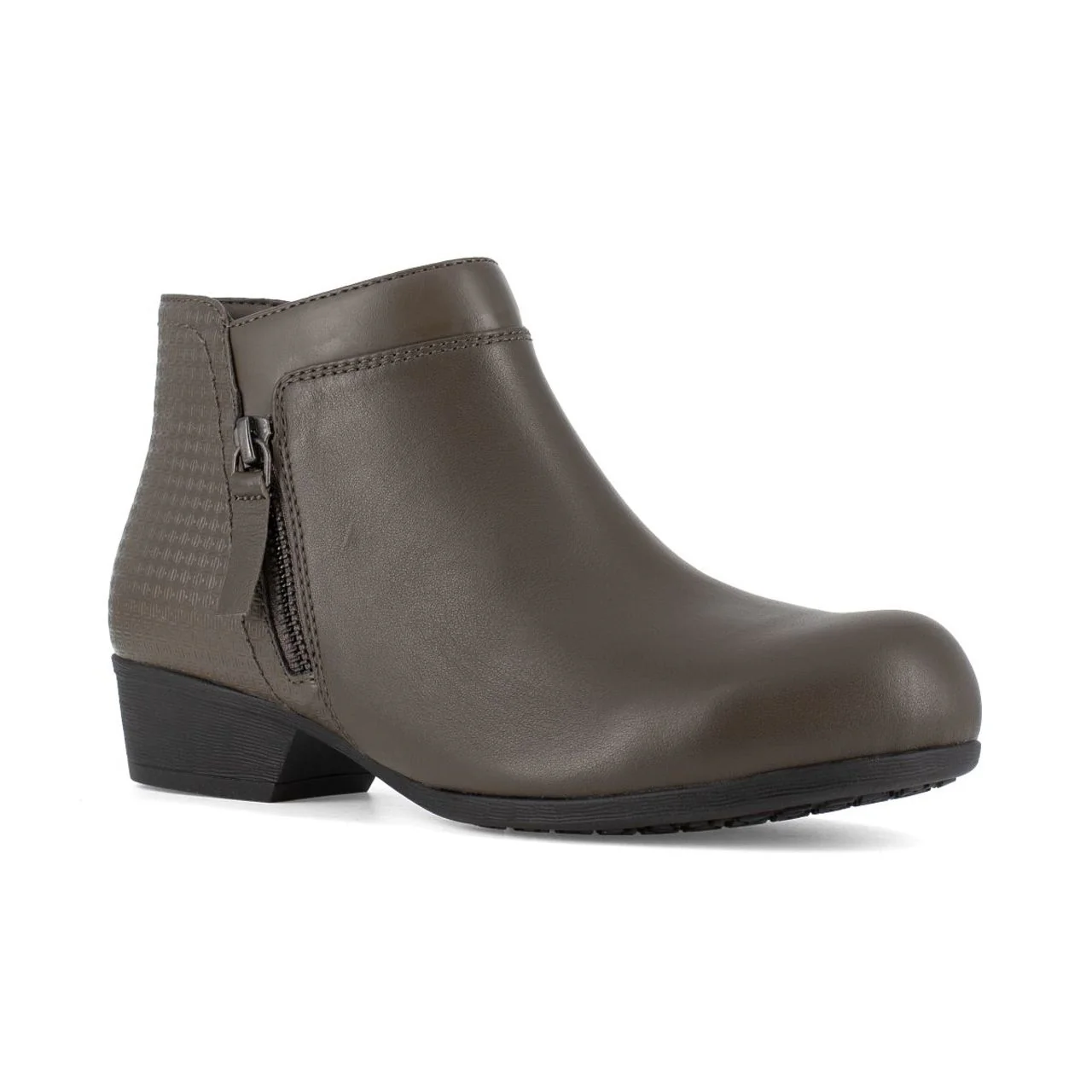 Rockport Women's Carly Work EH Alloy Toe Boots, Charcoal - RK753 - Image 2