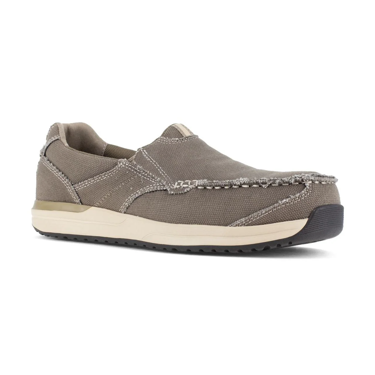 Rockport Works Men's Langdon Slip-On ESD Composite Toe Casual Shoes, Breen - RK2151 - Image 2