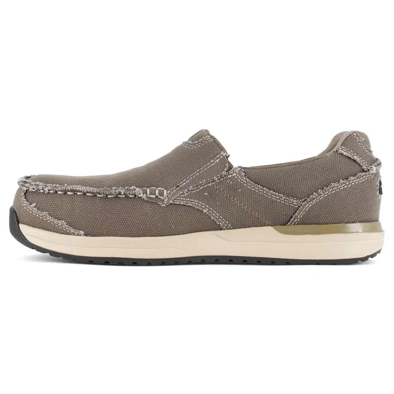 Rockport Works Men's Langdon Slip-On ESD Composite Toe Casual Shoes, Breen - RK2151 - Image 3