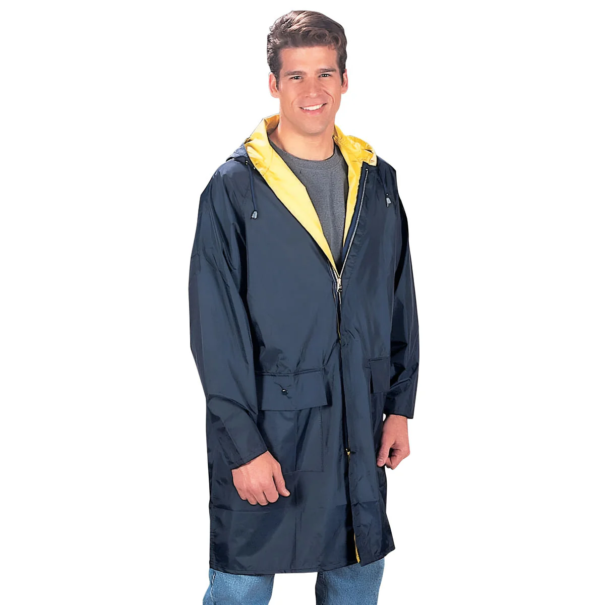 Rothco - Rain Parka - Reversible - Navy/Yellow