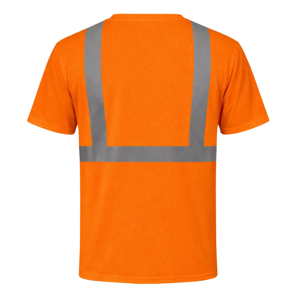 Custom Rugged Blue Type R Class 2 Hi-Vis Short Sleeve T-Shirt - Image 9