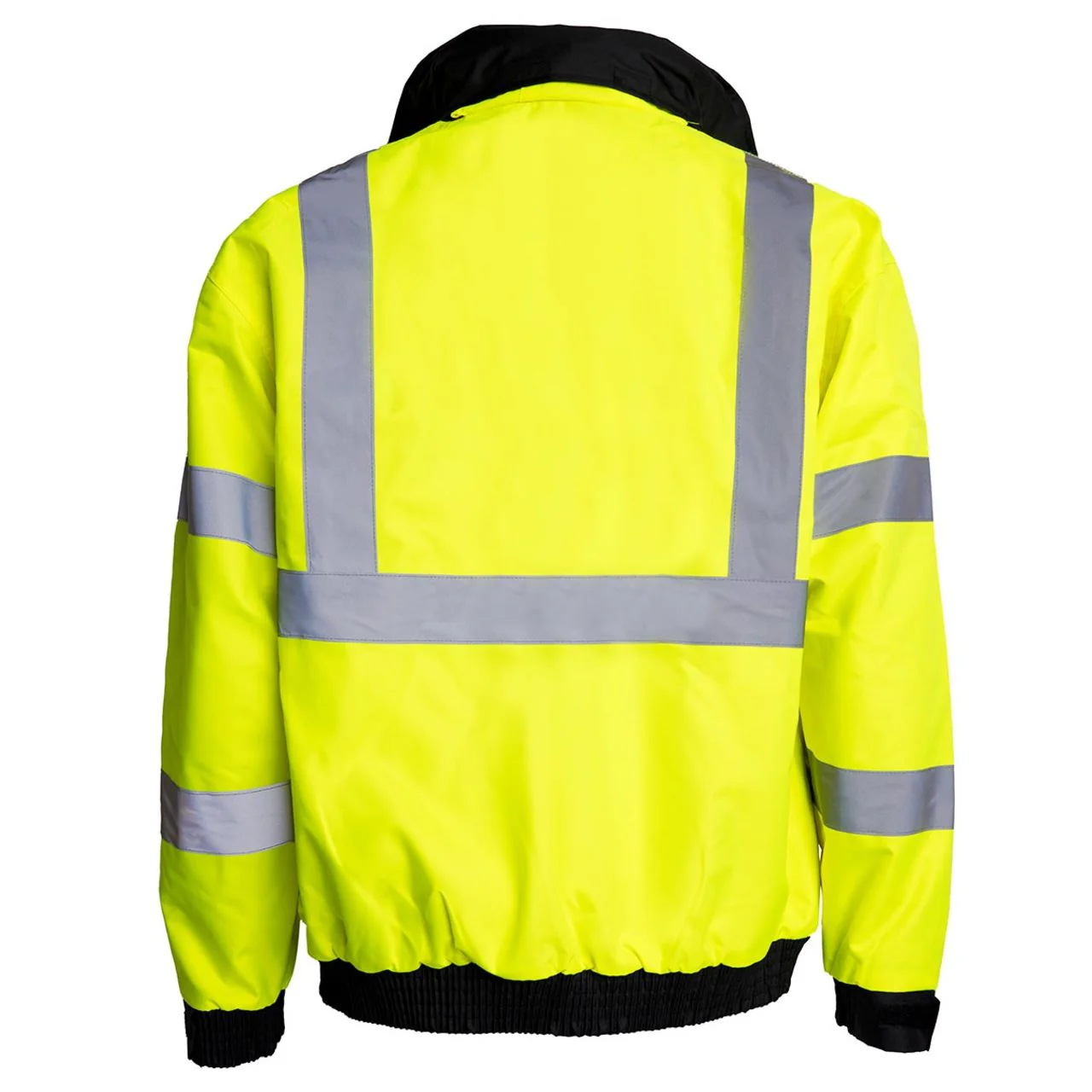 Rugged Blue Type R Class 3 High-Vis Bomber Jacket - High Vis Yellow - Image 2