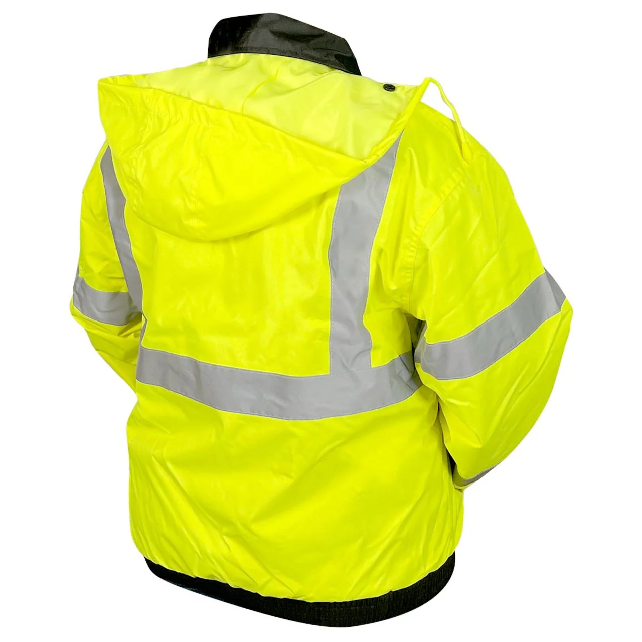 Rugged Blue Type R Class 3 High-Vis Bomber Jacket - High Vis Yellow - Image 3