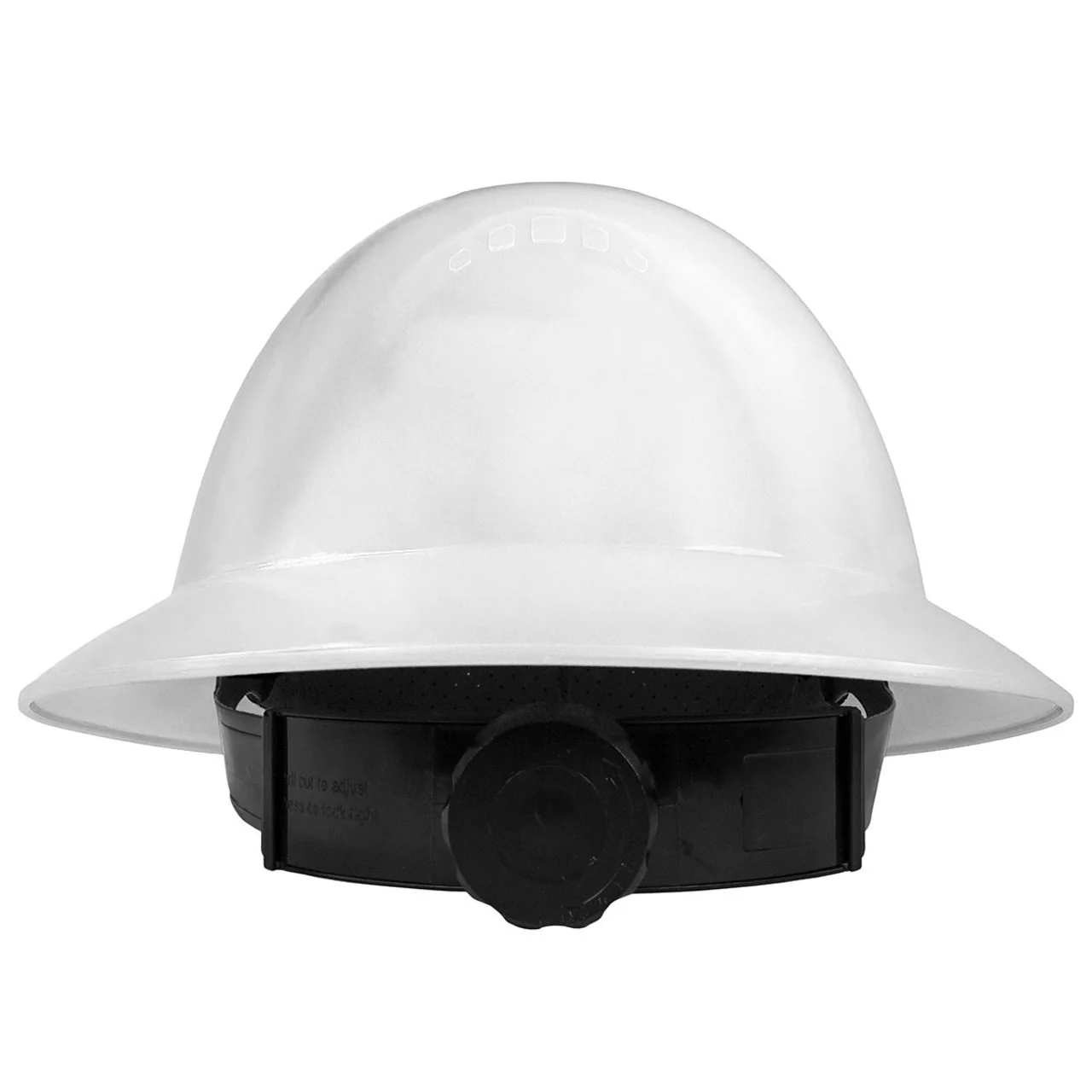 Rugged Blue Defender Full Brim Hard Hat, 6-Point Ratchet Suspension, RBH300 - Image 4