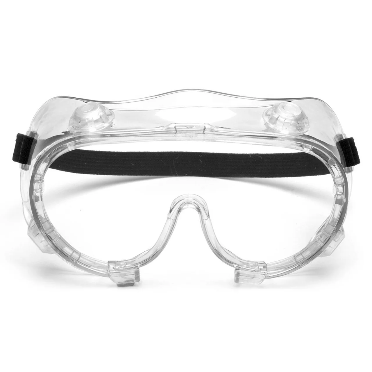Rugged Blue Anti-Fog Safety Goggles, Clear Lens - Image 2