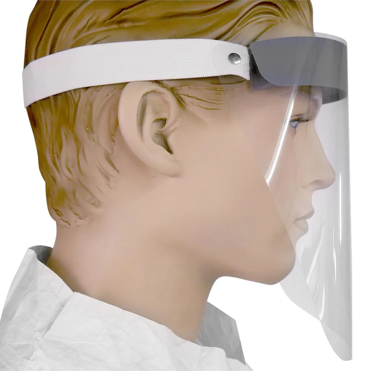 Rugged Blue Protective Face Shield - 10 Pack - Image 2