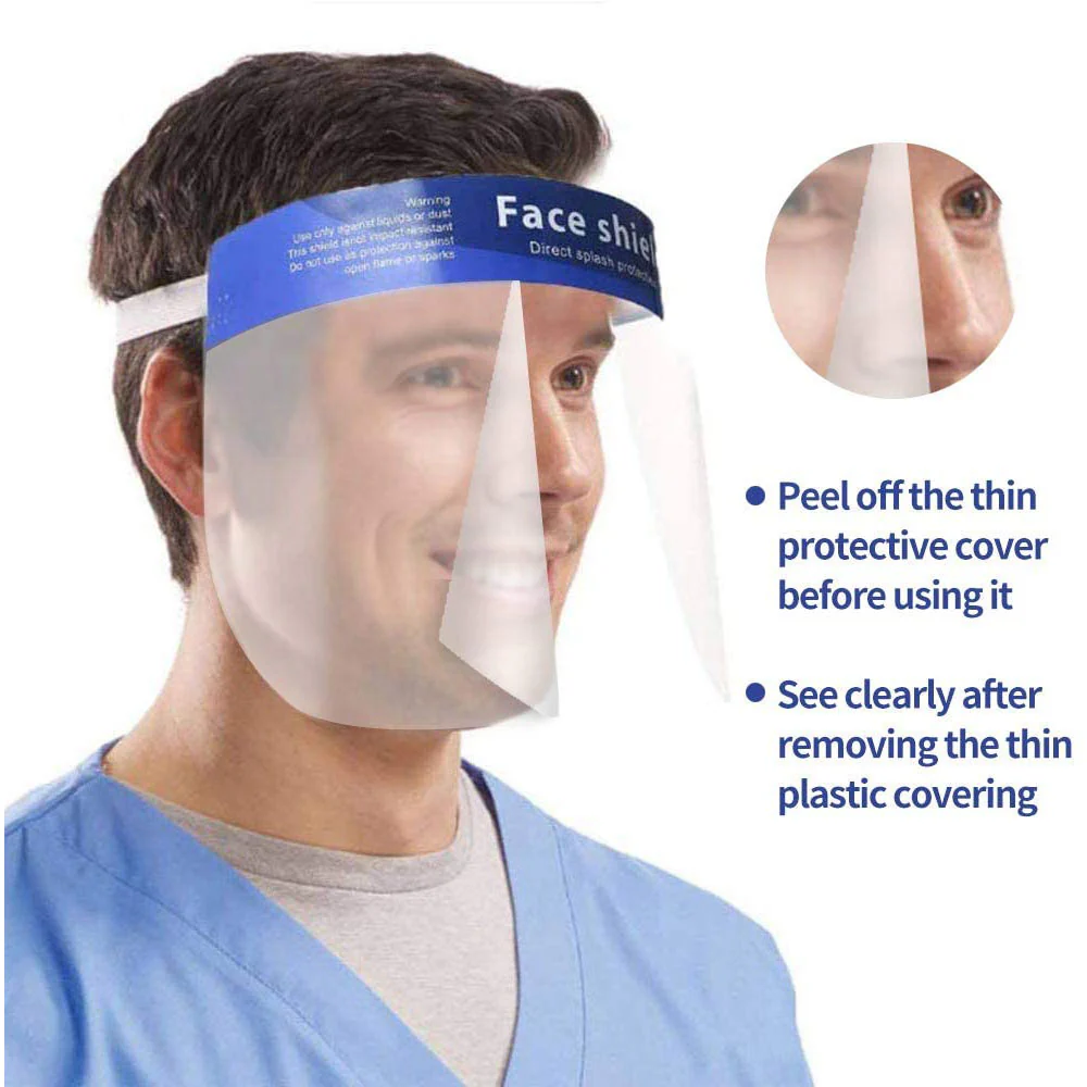 Protective Disposable Anti-Fog Face Shield, 1 Pack - Image 3