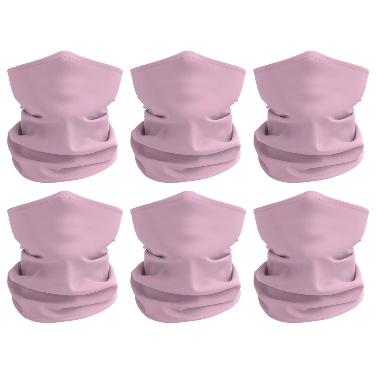 12 Pack - Rugged Blue Pink Multipurpose Neck Gaiter Bandana Face Mask Sunscreen Face Cover
