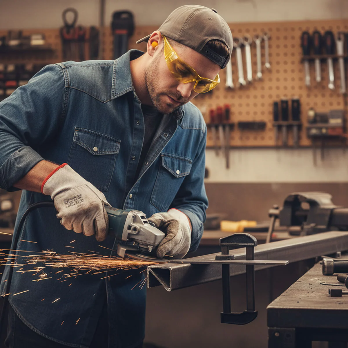 Rugged Blue Mini Diablo Safety Glasses - Image 8