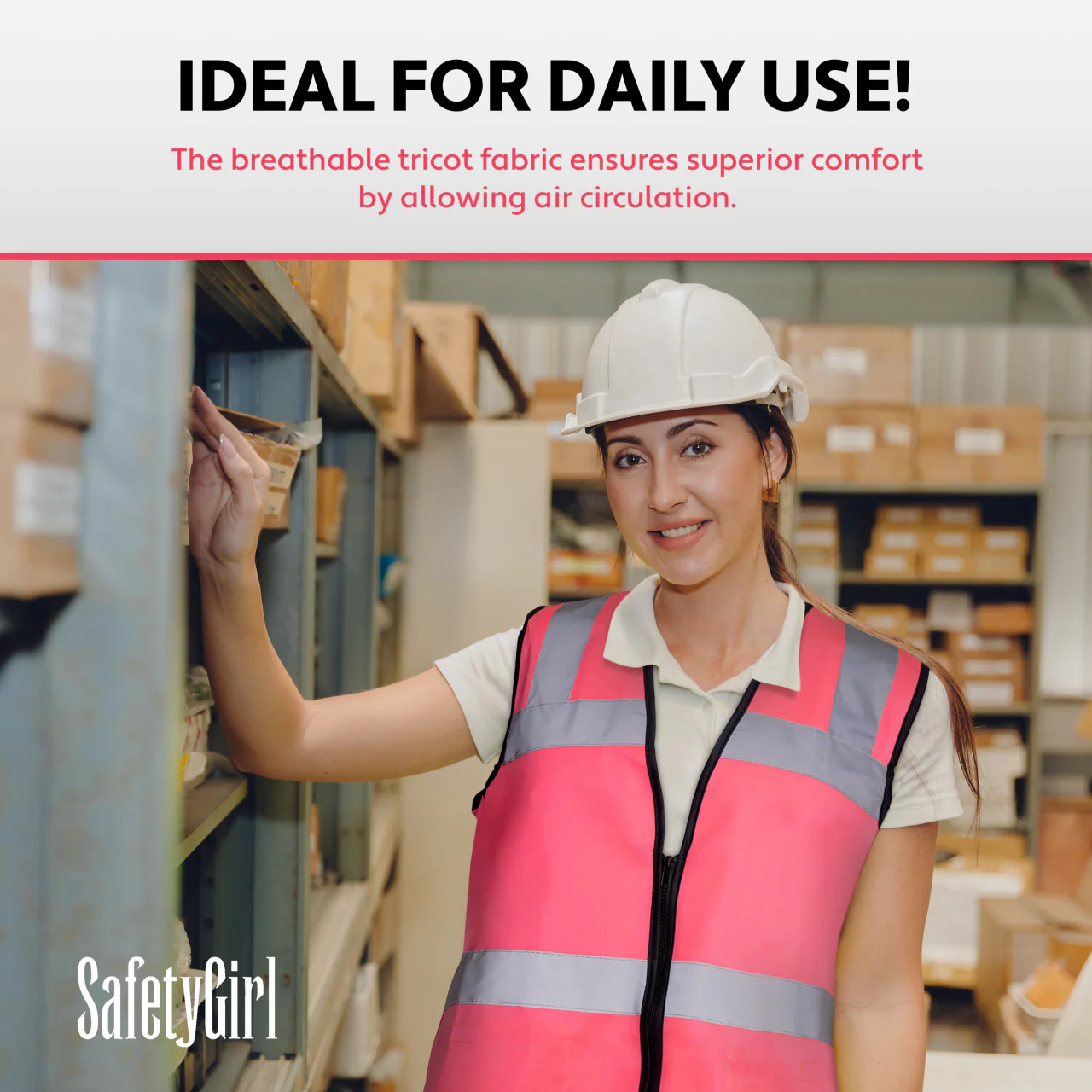 Custom Safety Girl Non-ANSI Hi-Vis Safety Vest - Image 7