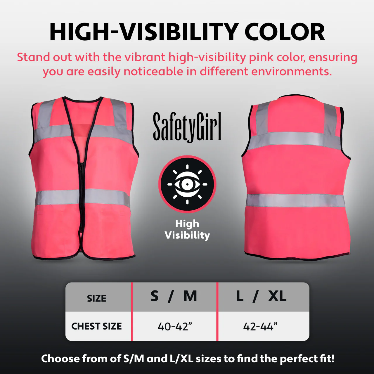 Custom Safety Girl Non-ANSI Hi-Vis Safety Vest - Image 10