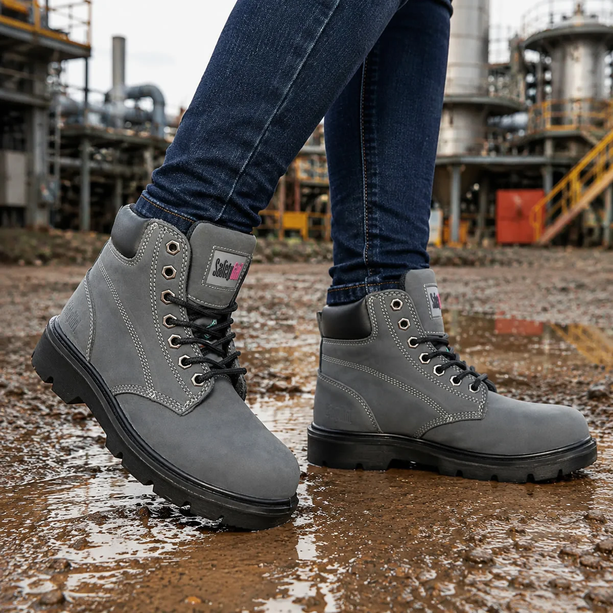 Safety Girl Women's Somerset 6" Waterproof EH PR Steel Toe Boots - 15501 - Image 7