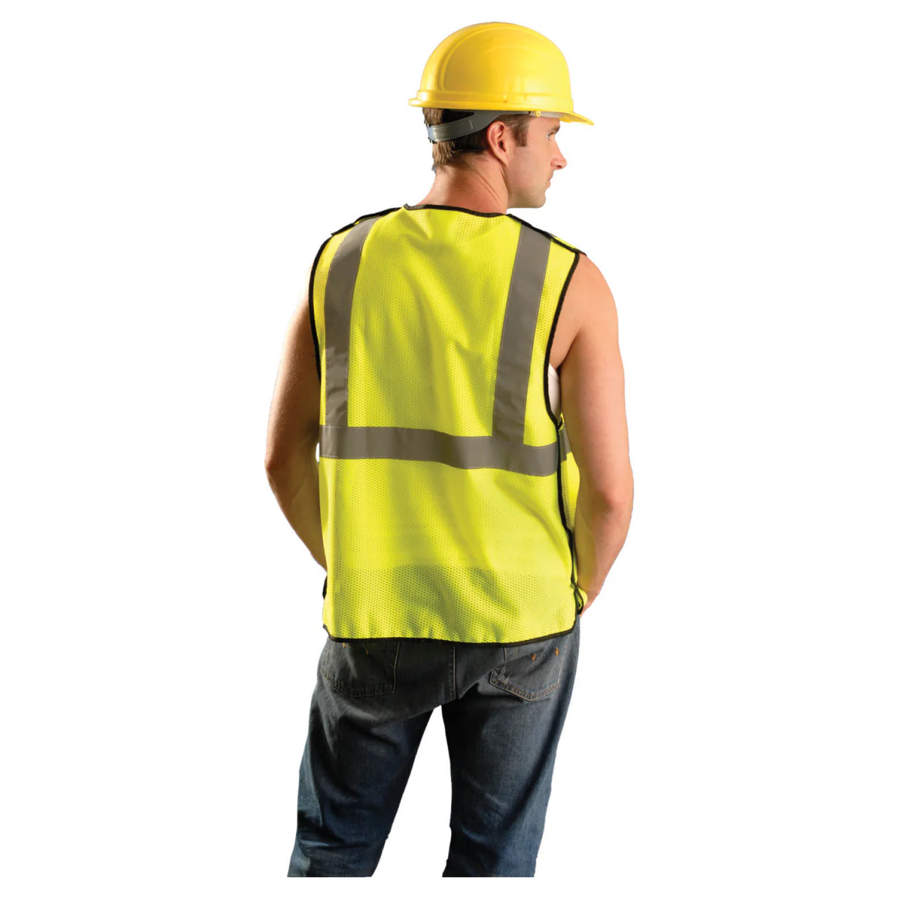 OccuNomix Type R Class 2 High-Vis Breakaway Mesh Safety Vest - ECO-GCB - Image 2