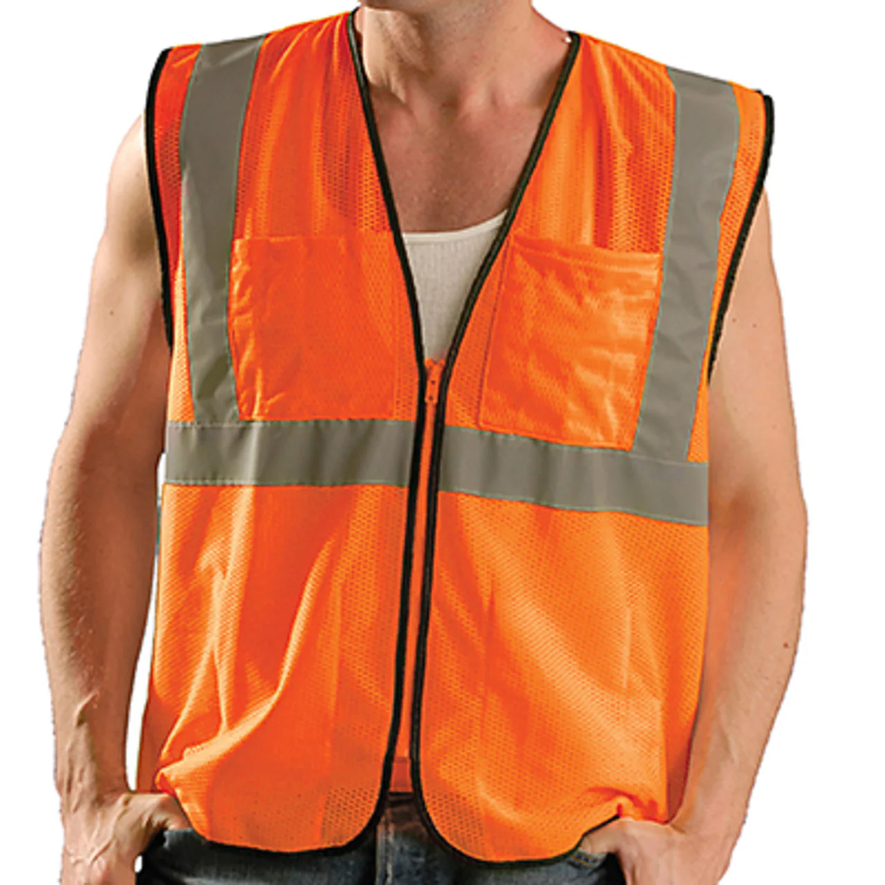 OccuNomix Type R Class 2 High-Vis Mesh Safety Vest - ECO-GCS - Image 2