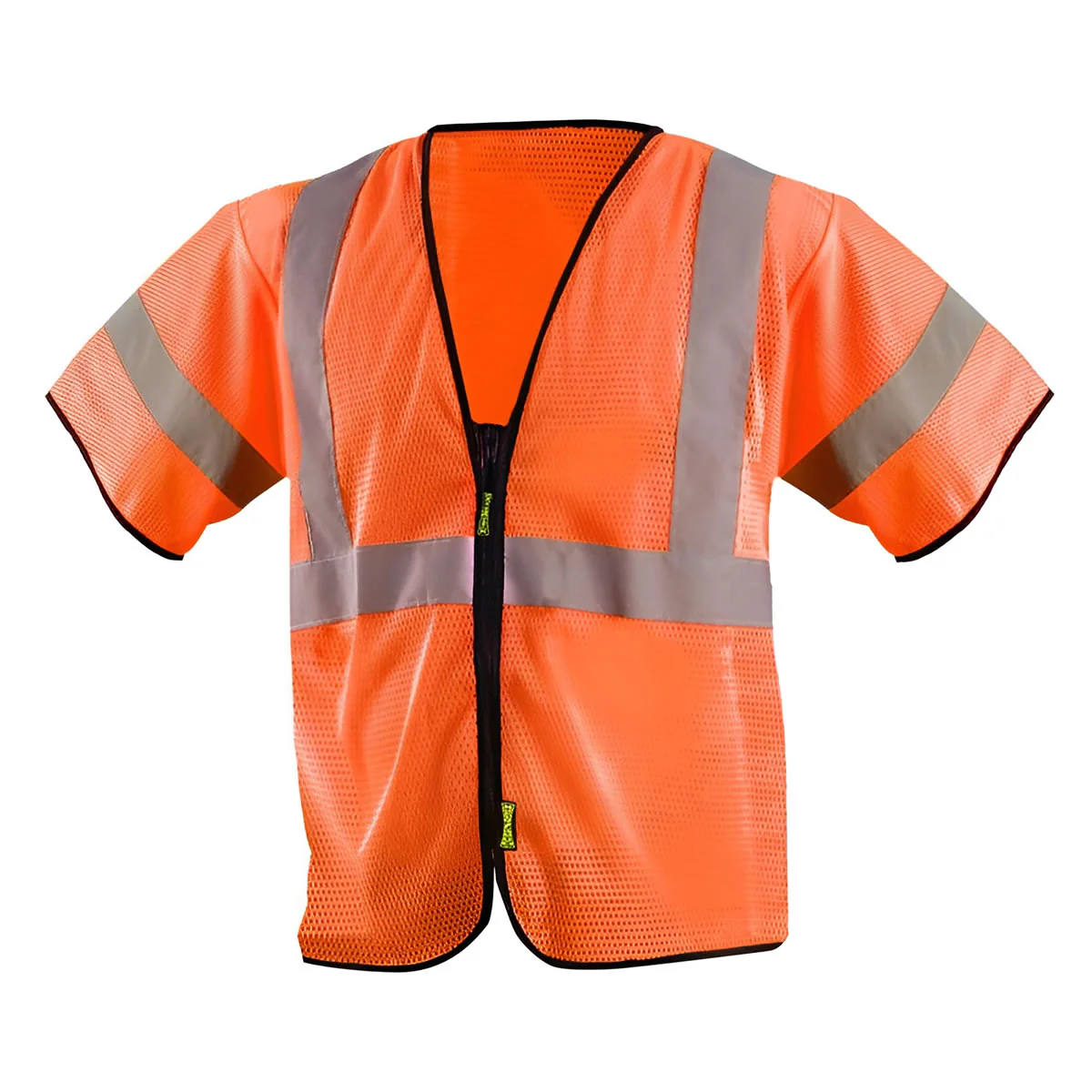 OccuNomix Type R Class 3 High-Vis Mesh Safety Vest, ECO-GCZ3, Hi-Vis Yellow - Image 4