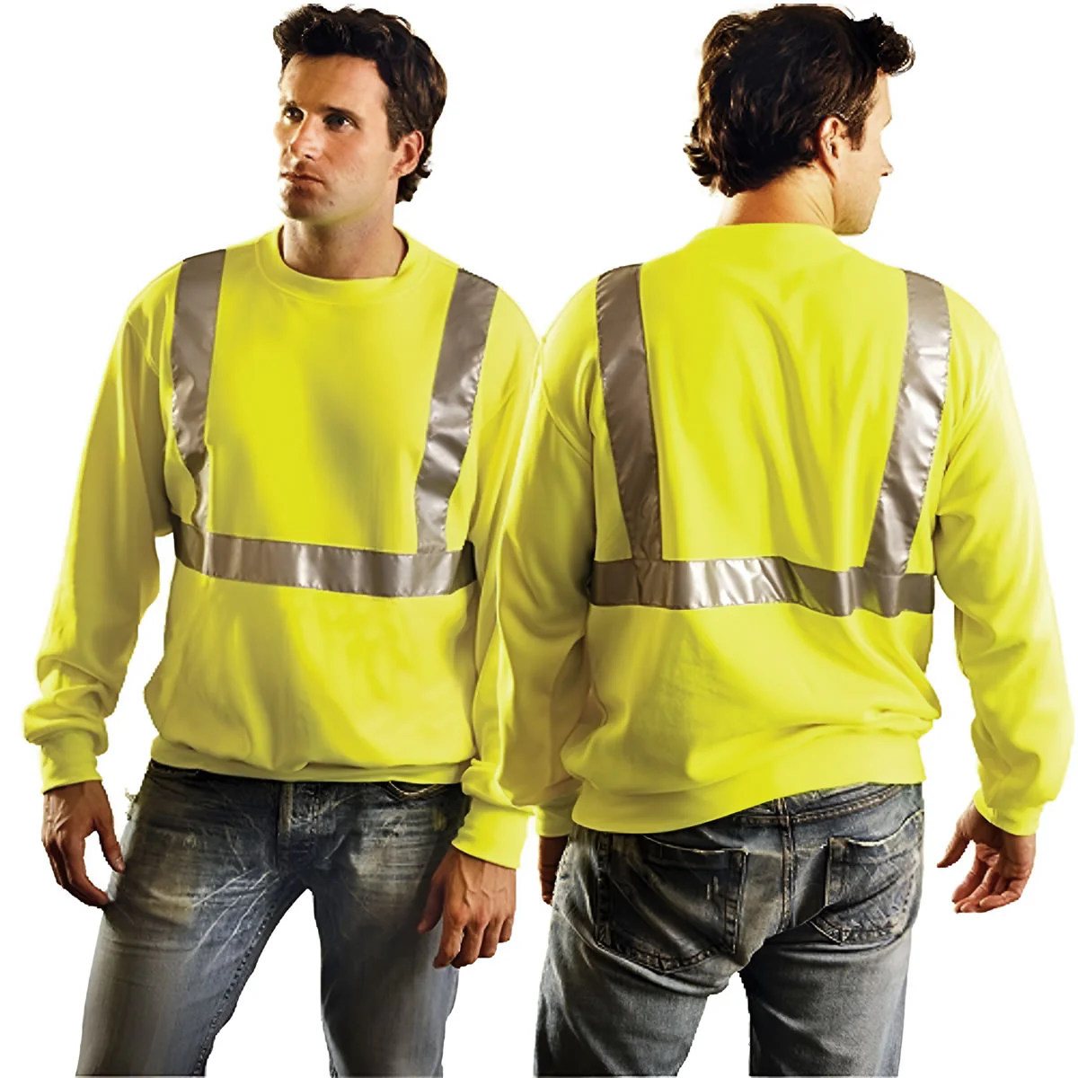 OccuNomix Type R Class 2 High-Vis Sweatshirt - LUX-SWTL - Image 3