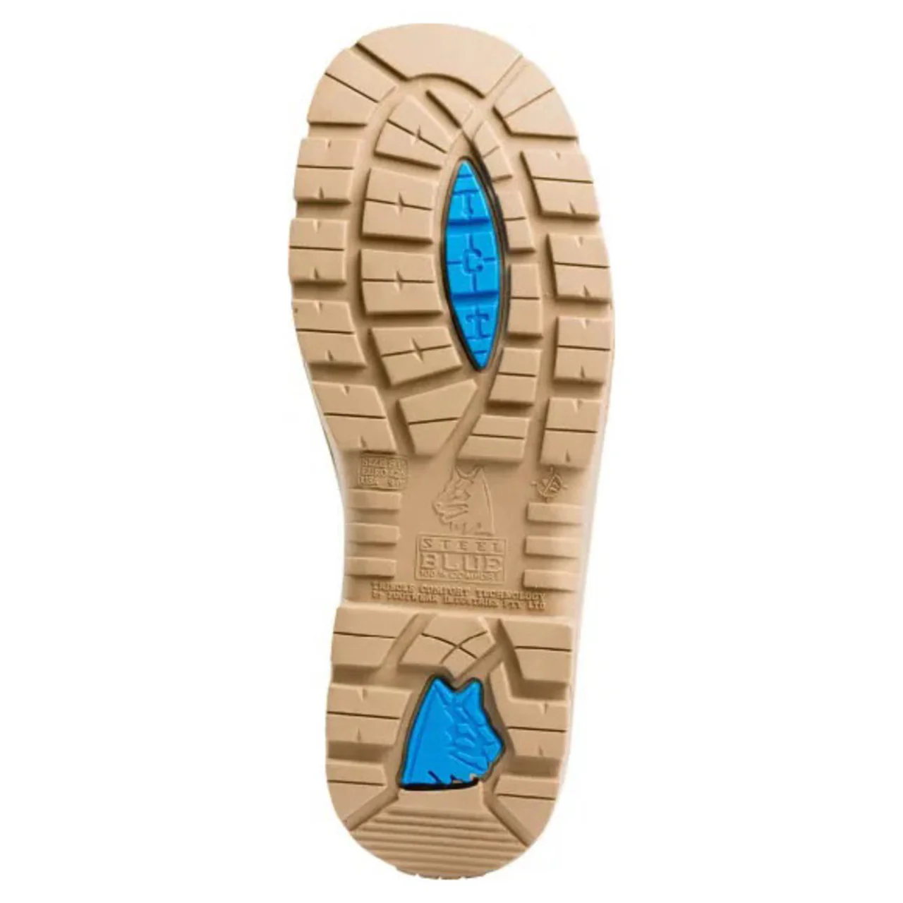 Steel Blue Men's Southern Cross Zip Scuff 8" EH Steel Toe Boots, 812961, Sand - Image 7