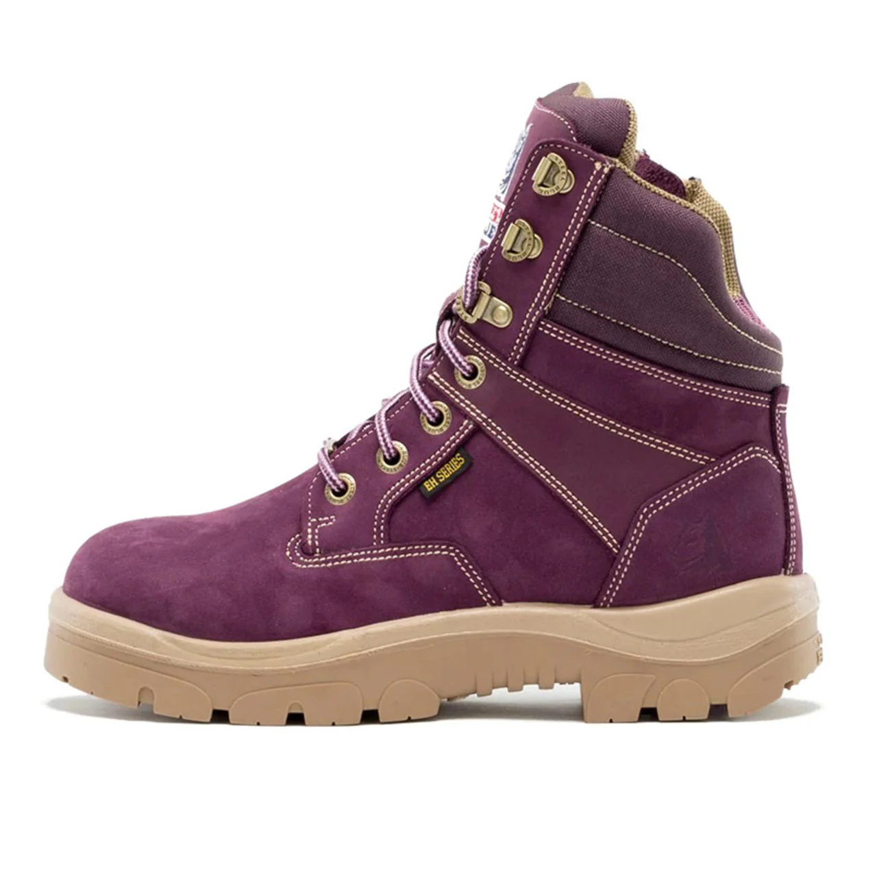 Steel Blue Ladies Southern Cross 6" Zip EH Steel Toe Boots, 892861, Purple - Image 4