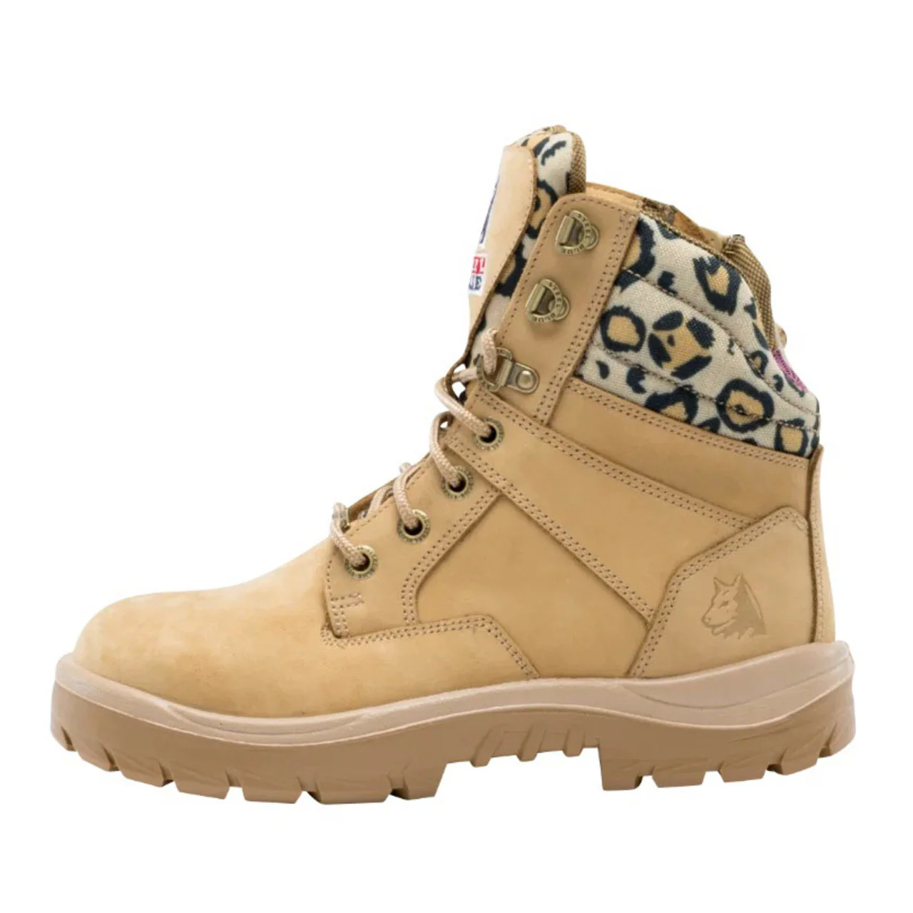 Steel Blue Ladies Jungle Print Southern Cross Zip 6" EH Steel Toe Boots, 812861W, Sand - Image 2