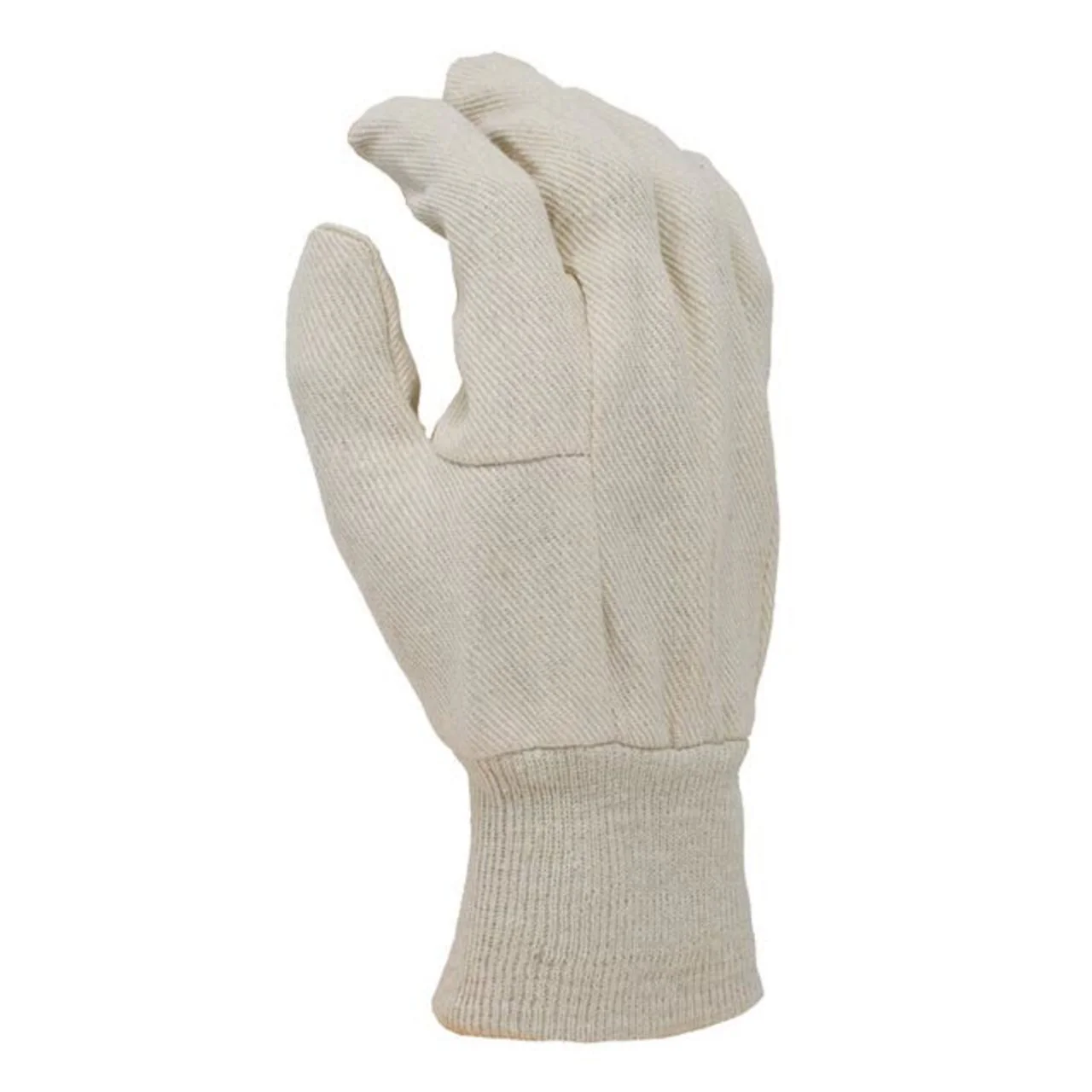 TASK 8 oz. Cotton Canvas Gloves, White - TSK4006