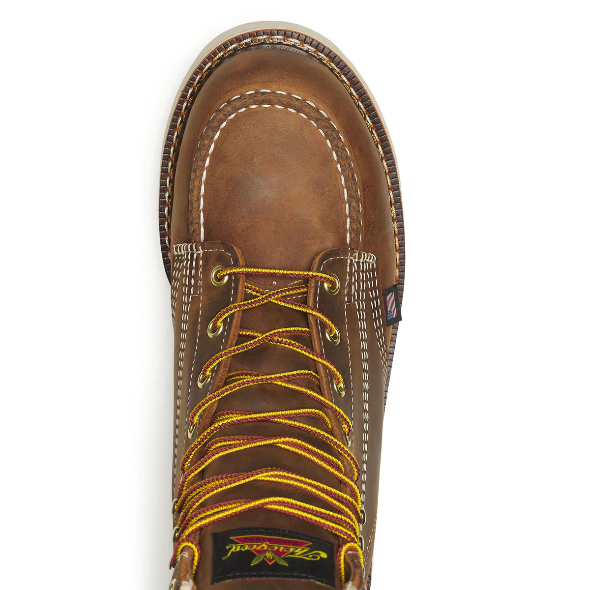 Thorogood Men's American Heritage 8" Trail Moc Toe MAXWear 90™ Safety Toe Boots, 804-4378, Crazy Horse - Image 6
