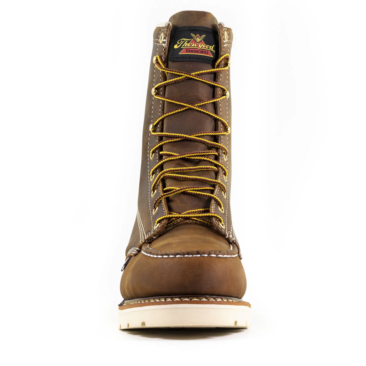 Thorogood Men's American Heritage 8" Trail Moc Toe MAXWear 90™ Safety Toe Boots, 804-4378, Crazy Horse - Image 8
