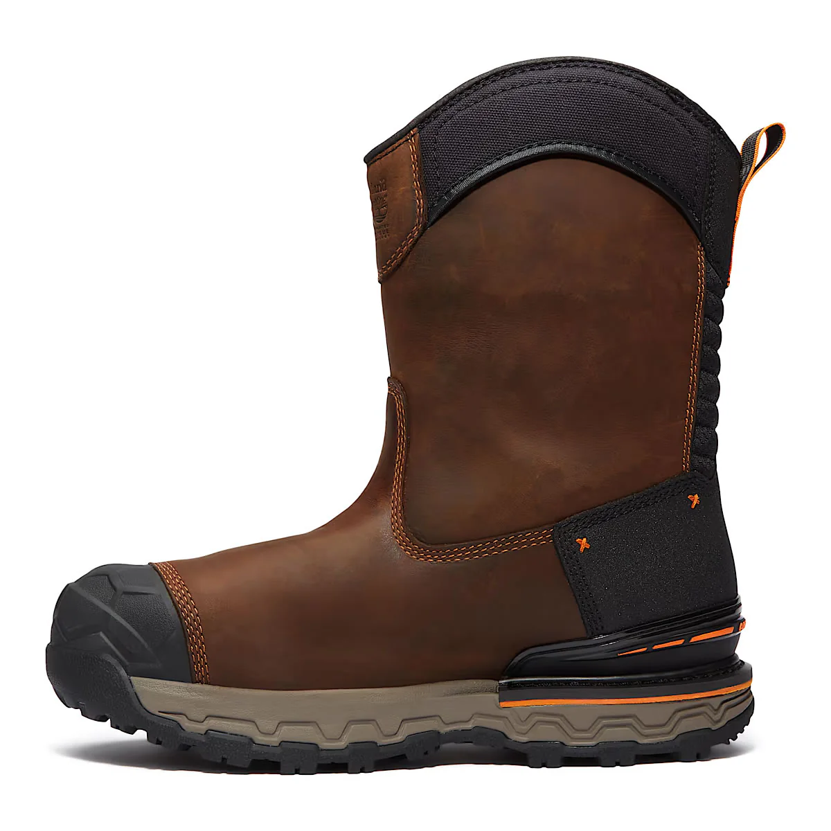 Timberland PRO Boondock Ultralight Pull-On Comp-Toe Waterproof Boots, TB0A6473EM4, Brown - Image 3