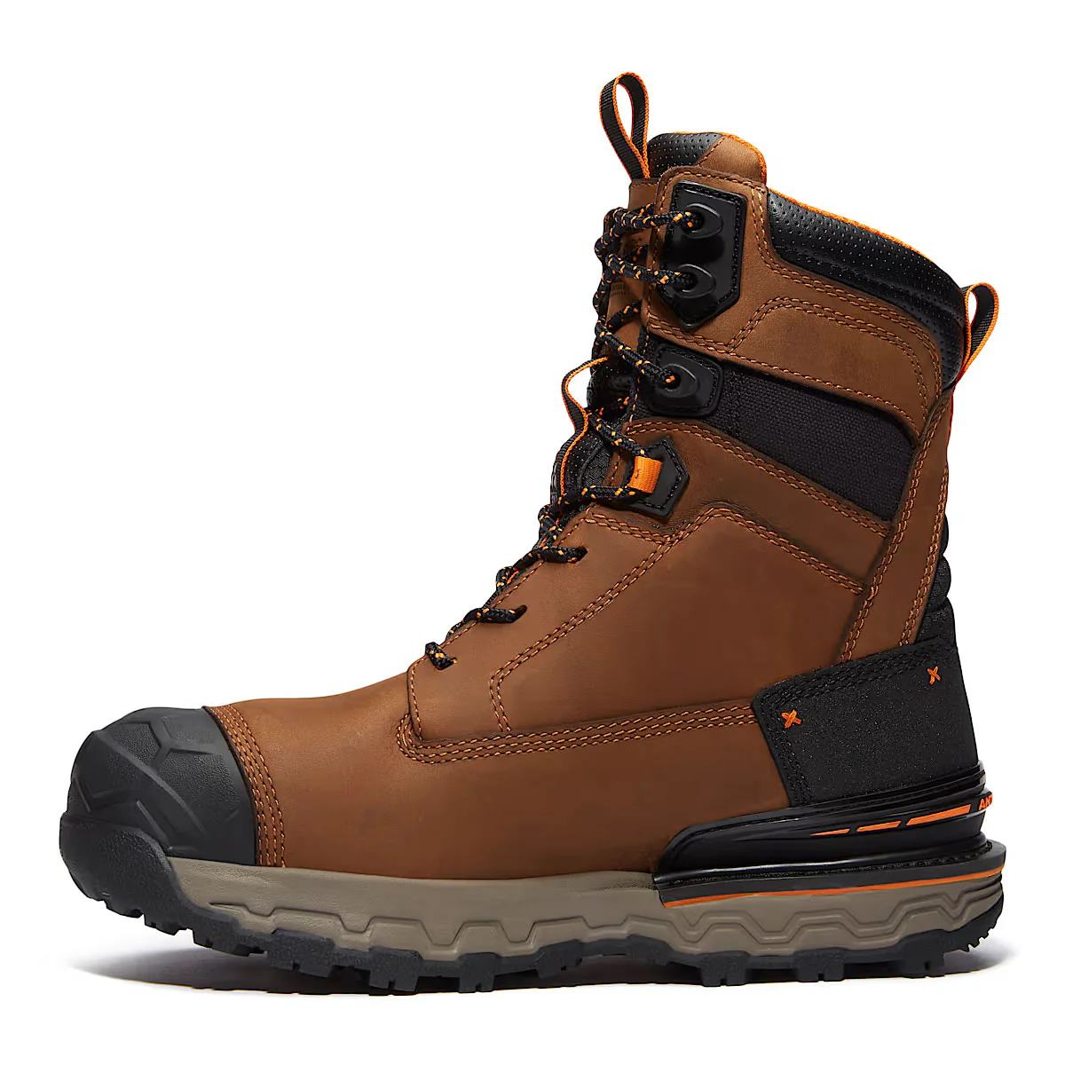 Timberland PRO 8" Boondock Ultralight Comp-Toe Waterproof Boots, TB0A648YEM8, Brown - Image 3