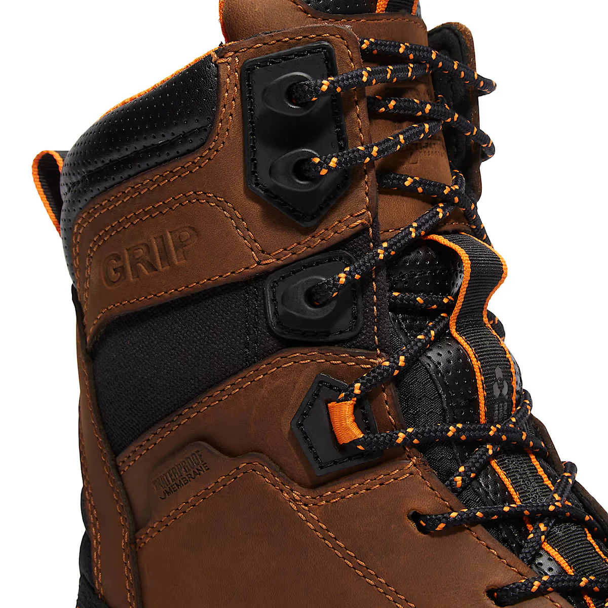 Timberland PRO 8" Boondock Ultralight Comp-Toe Waterproof Boots, TB0A648YEM8, Brown - Image 5