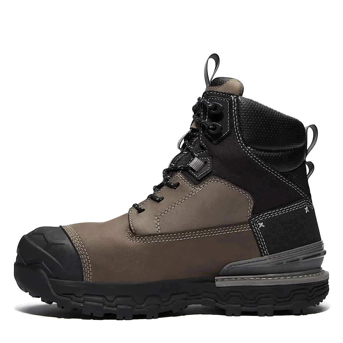 Timberland PRO Men's 6" Boondock Ultralight Comp-Toe Waterproof Work Boots, TB0A63FYA4F, Grey/Black - Image 3